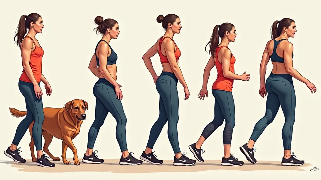 Damen Jogginghose mit Print im Einsatz