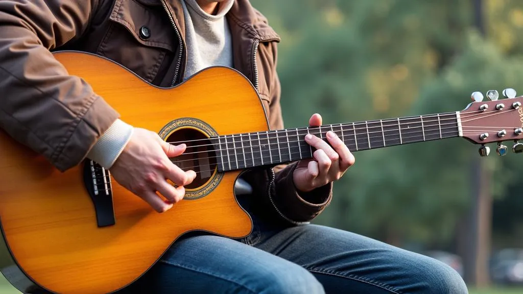 Gitarre Anfänger Set im Einsatz