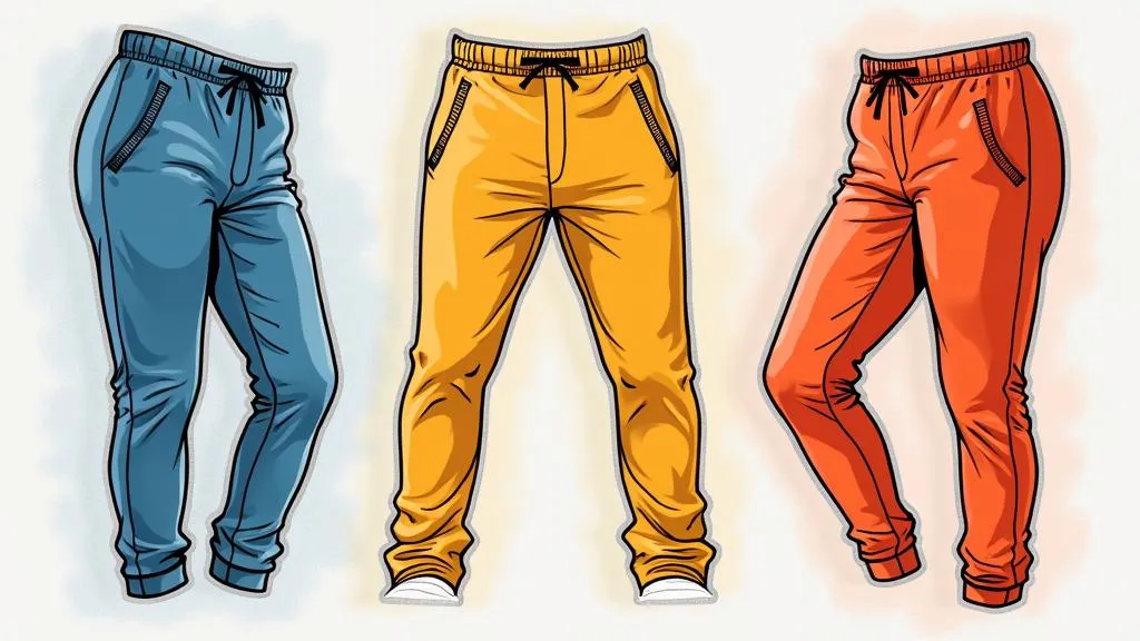 Jogginghose Farbe im Einsatz