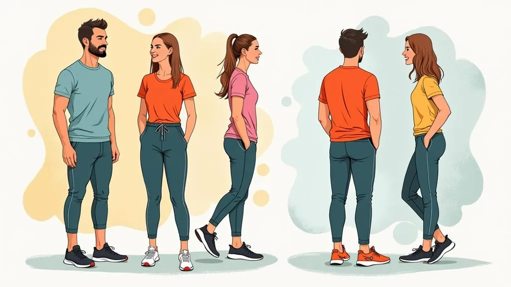 Jogginghose Herren kombinieren im Einsatz