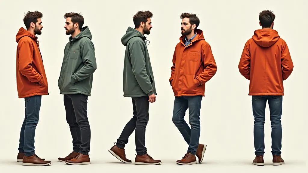 Kapuzenpullover Herren Oversize im Einsatz