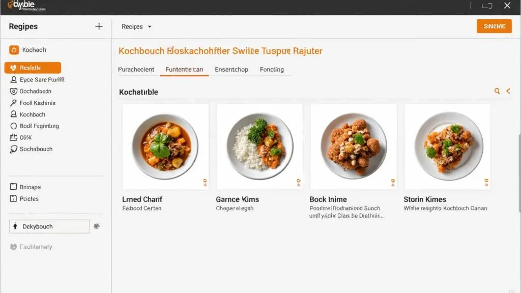 Kochbuch Produktvergleich