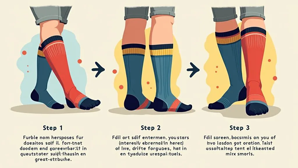Sport Socken Herren im Einsatz