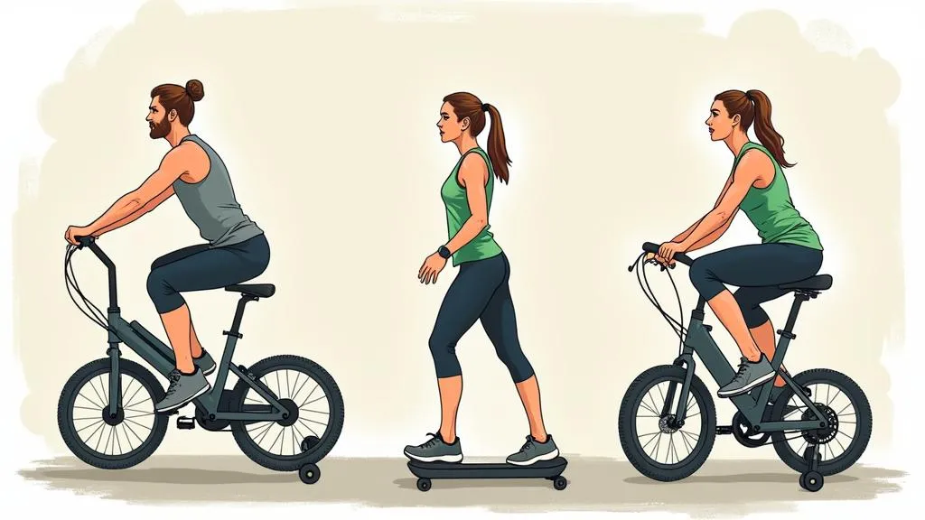 Springseil Fitness im Einsatz